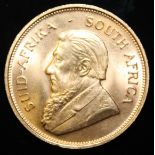 South Africa, 1974 Krugerrand, 1 oz. fine gold (91.67%) ONLY 10% BUYER'S PREMIUM (INCLUSIVE OF