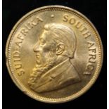 South Africa, 1975 Krugerrand, 1 oz. fine gold (91.67%) ONLY 10% BUYER'S PREMIUM (INCLUSIVE OF