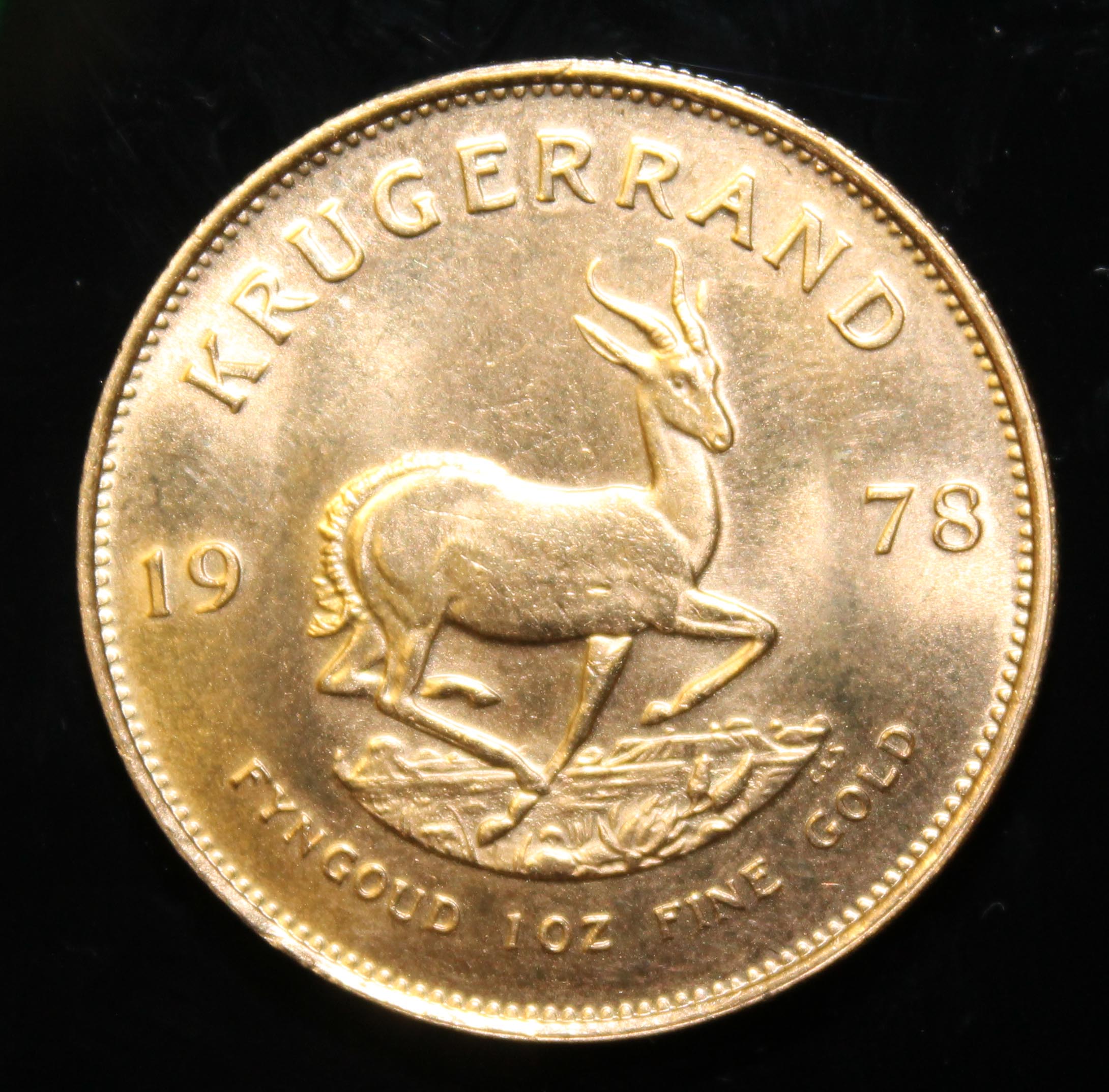 South Africa, 1978 Krugerrand, 1 oz. fine gold (91.67%) ONLY 10% BUYER'S PREMIUM (INCLUSIVE OF - Image 2 of 2