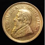South Africa, 1974 Krugerrand, 1 oz. fine gold (91.67%) ONLY 10% BUYER'S PREMIUM (INCLUSIVE OF