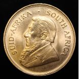 South Africa, 1974 Krugerrand, 1 oz. fine gold (91.67%) ONLY 10% BUYER'S PREMIUM (INCLUSIVE OF