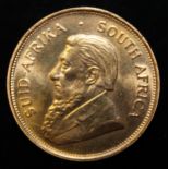 South Africa, 1975 Krugerrand, 1 oz. fine gold (91.67%) ONLY 10% BUYER'S PREMIUM (INCLUSIVE OF