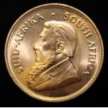 South Africa, 1974 Krugerrand, 1 oz. fine gold (91.67%) ONLY 10% BUYER'S PREMIUM (INCLUSIVE OF