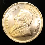 South Africa, 1974 Krugerrand, 1 oz. fine gold (91.67%) ONLY 10% BUYER'S PREMIUM (INCLUSIVE OF