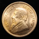 South Africa, 1980 Krugerrand, 1 oz. fine gold (91.67%) ONLY 10% BUYER'S PREMIUM (INCLUSIVE OF