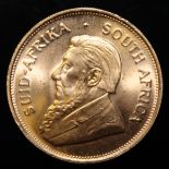 South Africa, 1975 Krugerrand, 1 oz. fine gold (91.67%) ONLY 10% BUYER'S PREMIUM (INCLUSIVE OF