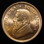 South Africa, 1975 Krugerrand, 1 oz. fine gold (91.67%) ONLY 10% BUYER'S PREMIUM (INCLUSIVE OF