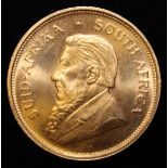 South Africa, 1974 Krugerrand, 1 oz. fine gold (91.67%) ONLY 10% BUYER'S PREMIUM (INCLUSIVE OF