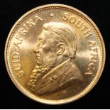 South Africa, 1975 Krugerrand, 1 oz. fine gold (91.67%) ONLY 10% BUYER'S PREMIUM (INCLUSIVE OF