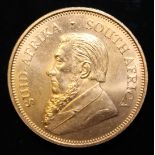South Africa, 2017 Krugerrand, 1 oz. fine gold (91.67%) ONLY 10% BUYER'S PREMIUM (INCLUSIVE OF