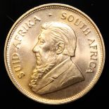 South Africa, 1973 Krugerrand, 1 oz. fine gold (91.67%) ONLY 10% BUYER'S PREMIUM (INCLUSIVE OF