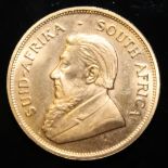 South Africa, 1976 Krugerrand, 1 oz. fine gold (91.67%) ONLY 10% BUYER'S PREMIUM (INCLUSIVE OF
