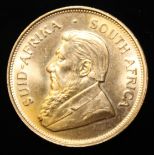 South Africa, 1974 Krugerrand, 1 oz. fine gold (91.67%) ONLY 10% BUYER'S PREMIUM (INCLUSIVE OF