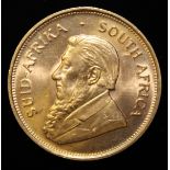 South Africa, 1973 Krugerrand, 1 oz. fine gold (91.67%) ONLY 10% BUYER'S PREMIUM (INCLUSIVE OF