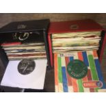 2 boxes of 7" singles featuring Cliff Richard, The Shadows and their individual members. Estimated