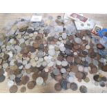 A quantity of coins including Victorian 1890 and George VI 1937 crowns etc.
