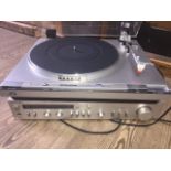 JVC record player ql-a51 with Technics amplifier