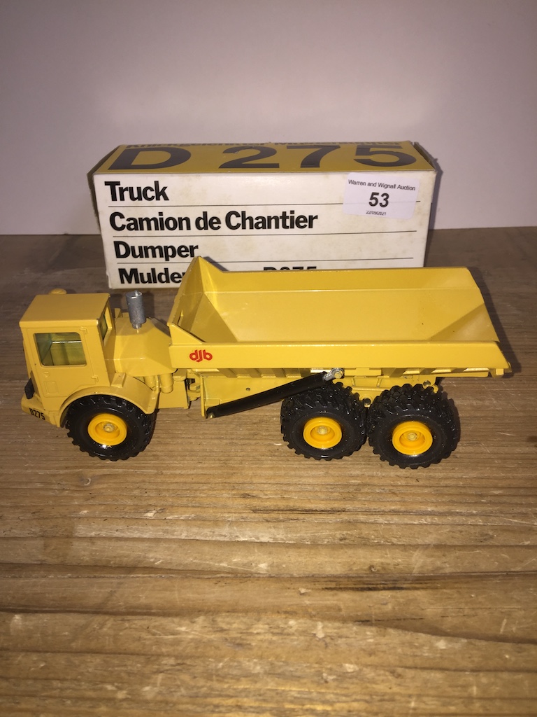 DJB D275 articulated dump truck model in box