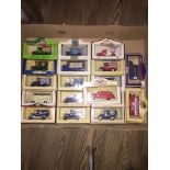 35 boxed Lledo model vehicles