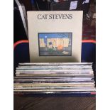 Approx 26 LPs featuring 1960s and 70s artists including The Who, Paul McCartney, Cat Stevens,
