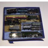 A collection of 4 00 gauge engines and various rolling stock to include Hornby Silver King 60016 and