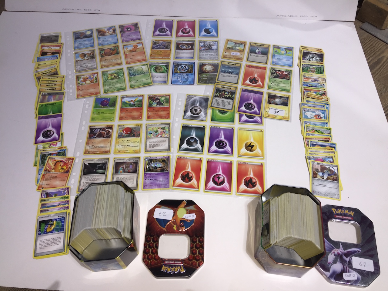 Collection of Pokemnon cards, approximately 700, sold as found no returns