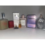 9 vintage perfumes inc Givenchy, Nina Ricci, etc.