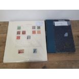 Assorted sheets of Commonwealth stamps and an album of Canadian stamps 1850s to 1950s.