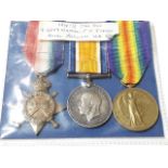 WWI trio G-2509 CPL. J.W. IVESON Royal Fusiliers