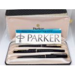 A Parker pen and pencil set.