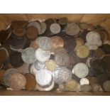 Assorted coins including florins etc.