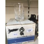 Six boxed Waterford crystal 'Lismore' 10 oz tumblers