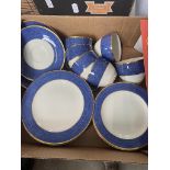 Tea wares by Cauldon China including 2 sizes of plates - approx 24 pieces