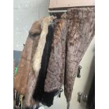 Five ladies vintage fur jackets