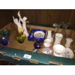 Assorted items including Limoges, Belleek & Royal Crown Derby