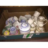 Box of china inc. George Jones tea ware