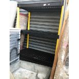 2 X 3 tier plastic garage shelves.