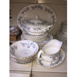 Trentside pattern dinner wares by Royal Kent - appx 22 pieces