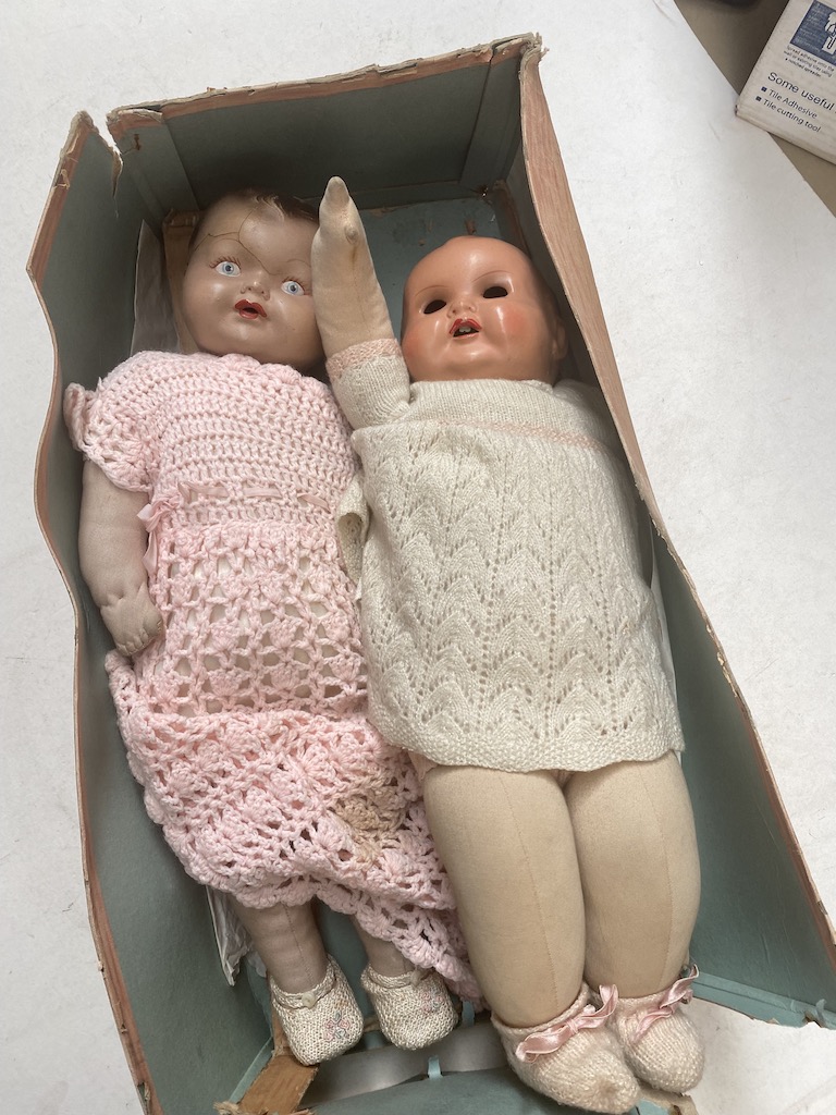 Two vintage dolls