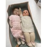 Two vintage dolls