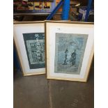 Two limited edition Chinese prints