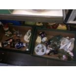 Two boxes of miscellaneous items including pottery, glassware etc.