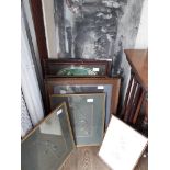 Assorted pictures including one signed 'S Halewood', two still lives by Harold (Harry) Drinkwater,