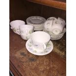 Minton 'Spring Valley' tea wares - approx 25 pieces.