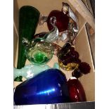 15 art glass items including Murano