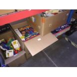 4 boxes of games and toys + some loose boxed games to include Airfix, Ker-Plunk, etc.