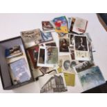 A box of postcards