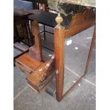 A Victorian dressing table mirror.