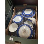 A Bistro diner service, tureens, large plates, diner plates, cups, etc.