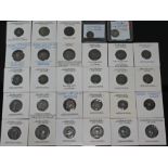 A group of twenty nine ancient Roman coins to include 6 x Victorinus 268-270 A.D antoninianus (1 x